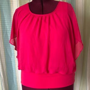 Hot pink Style & Co blouse! Women's 3X!